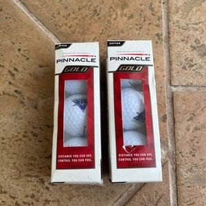 US Navy A-6 Intruder pinnacle golf balls (2 sets of 3)